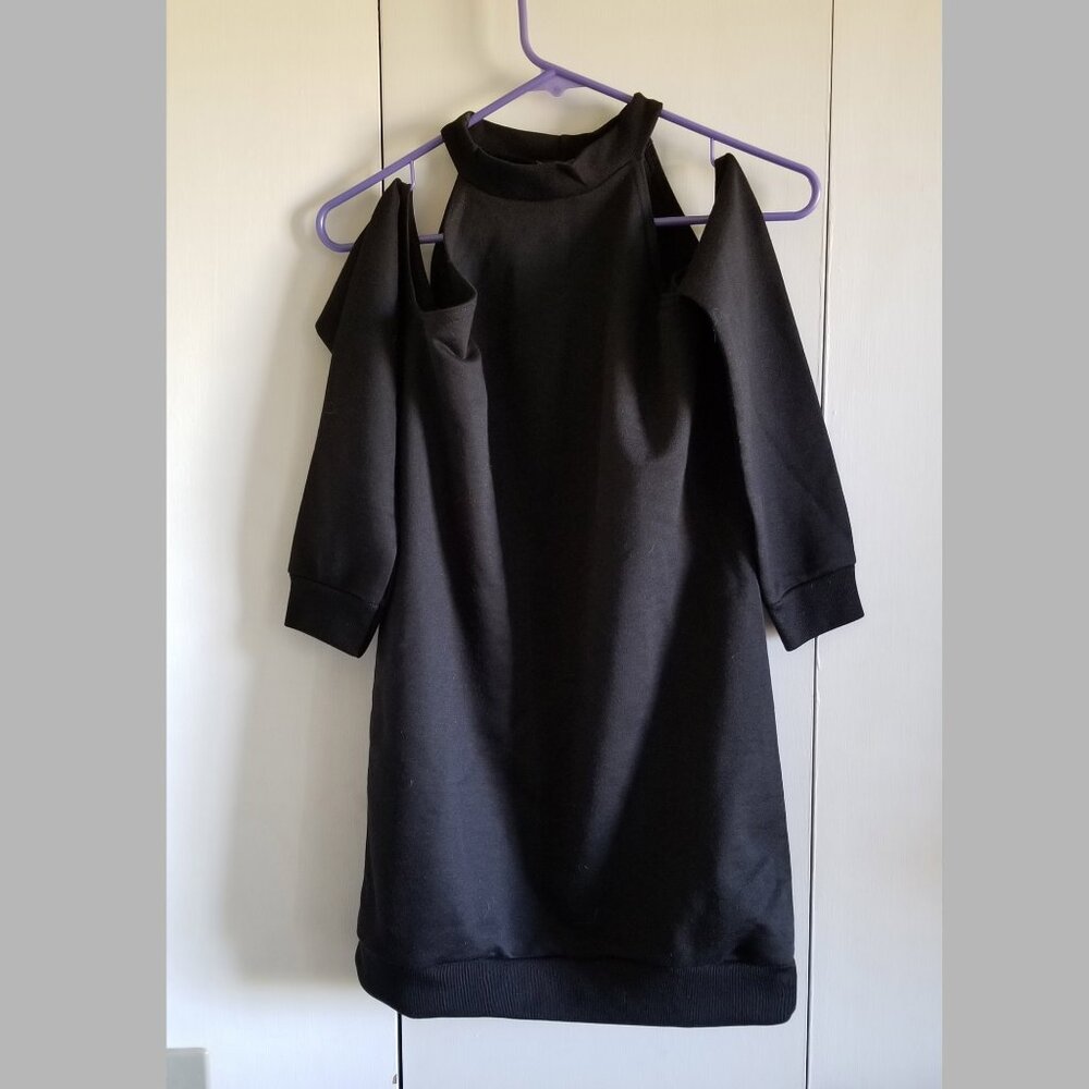 Never Worn! Extreme Cold Shoulder Tunic-length Sweater